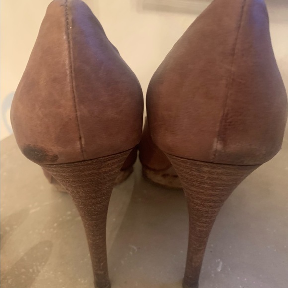 Made in Italy peep toe heels - Picture 4 of 4